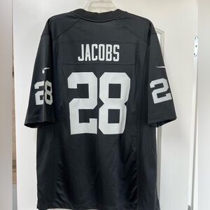 Official NFL Raiders Josh Jacob’s Jersey.  Size L